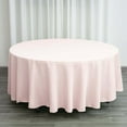 thumbnail image 1 of Efavormart Round Tablecloth, 108 Inch Stain & Wrinkle Resistant Washable Table Cloth, Decorative Polyester Fabric Table Cover for Banquet, Wedding, Dining- Blush, 1 of 9