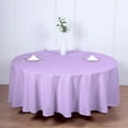 thumbnail image 1 of Efavormart Round Tablecloth, 108 Inch Stain & Wrinkle Resistant Washable Table Cloth, Decorative Polyester Fabric Table Cover for Banquet, Wedding, Dining- Lavender, 1 of 6