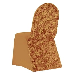 Efavormart Gold Silky Satin Universal Chair Covers Fits All Type of Chairs Event Dinning Slipcover For Wedding Party Banquet Walmart