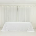 thumbnail image 1 of Efavormart Scuba Rectangular Tablecloth 90"x156" White with Rounded Corners – Wrinkle Free, Stain Resistant, Seamless Table Cover, 1 of 4