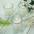 thumbnail image 1 of Efavormart Set of 12 2.5" Clear Glass Votive Candle Holders for Candle Making Kit Tealight Candles Holder Cup Home Decoration, 1 of 10
