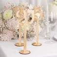 thumbnail image 1 of Efavormart Set of 20 Natural Wooden 1-20 Wedding Table Numbers on Sticks With Round Holder Base, 11" Tall Rustic Table, 1 of 11