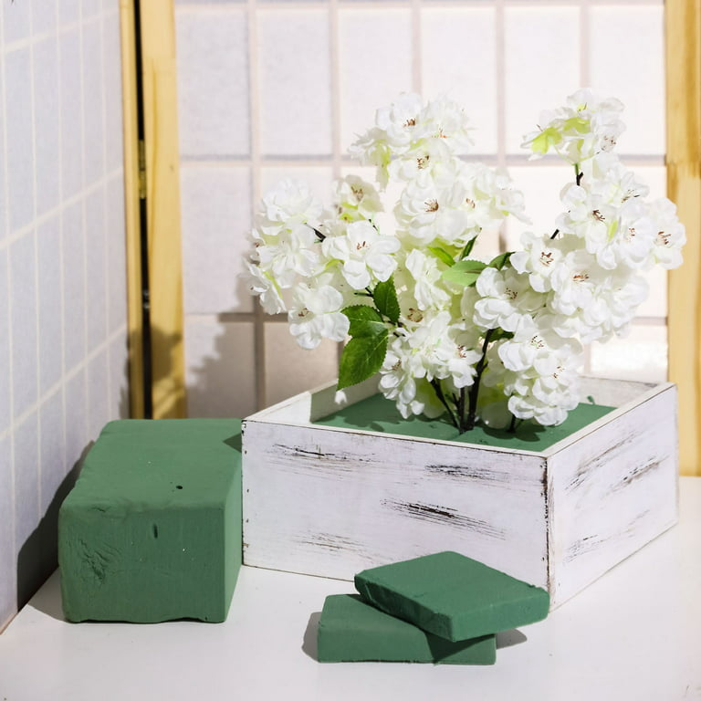 Efavormart Set of 3 Green Wet Foam Floral Bricks Styrofoam Blocks for  Floral Arrangements 