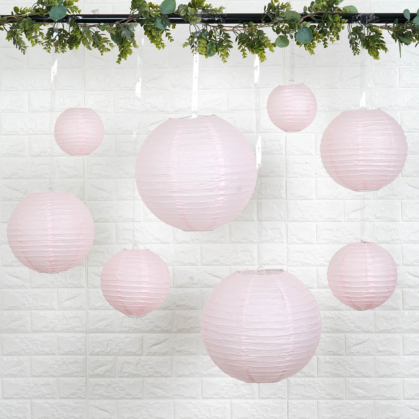 Rose gold best sale paper lanterns