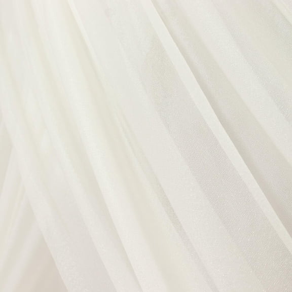 Efavormart Sheer Wedding Arch Drape – 5ftx32ft Ivory Sheer Curtain Backdrop, Ceiling Drapery Panel