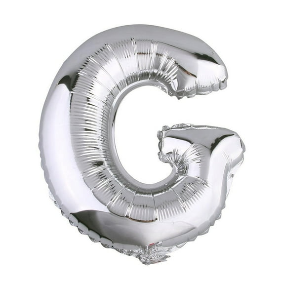 Efavormart Silver 40" tall Alphabet Letters / Number Foil Balloons Birthday Party Decorations Graduation New Year Party Supply - G