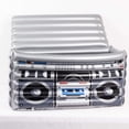 thumbnail image 1 of Efavormart Silver Inflatable 80's Themed Boom Box Ice Beverage Cooler, Pool Party Drink Container - 24"x12", 1 of 5