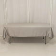 Efavormart Silver Seamless Lamour Satin Rectangle Tablecloth - 60"x102 ...