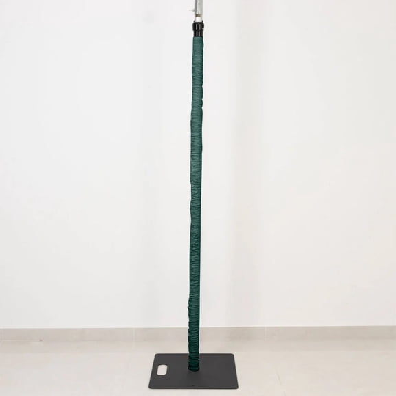 Efavormart Spandex Upright Pole Cover – 20ft Hunter Emerald Green, Stretch Fabric for Curved Aluminum Chandelier Hanger, Pipe & Drape, Lighting & Stage Use, Event Setup