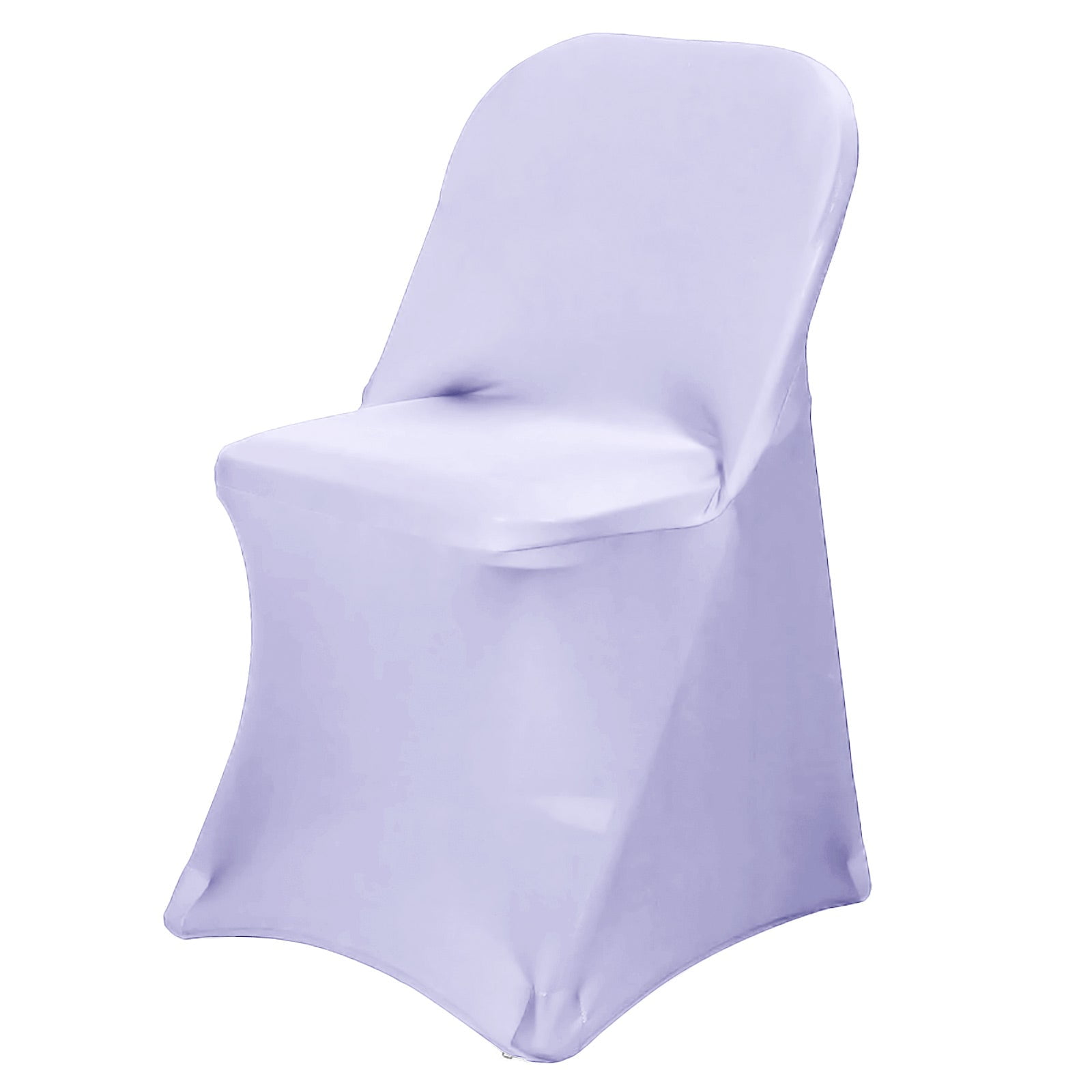 Efavormart Stretchy Spandex Fitted Folding Chair Cover Dinning Event  Slipcover For Wedding Party Banquet Catering - White