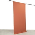 thumbnail image 1 of Efavormart Terracotta 4-Way Stretch Spandex Drapery Panel with Rod Pockets, Photography Backdrop Curtain - 5ftx10ft, 1 of 9