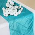 thumbnail image 1 of Efavormart Turquoise Premium Pintuck Table Top Runner For Weddings Birthday Party Banquets Decor Fit Rectangle and Round Table, 1 of 5