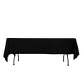 thumbnail image 1 of EfavormartFire Retardant 60"x102" Rectangle Scuba Polyester Tablecloth – Black, Wrinkle Free, Stain Resistant Table Cover, 1 of 4