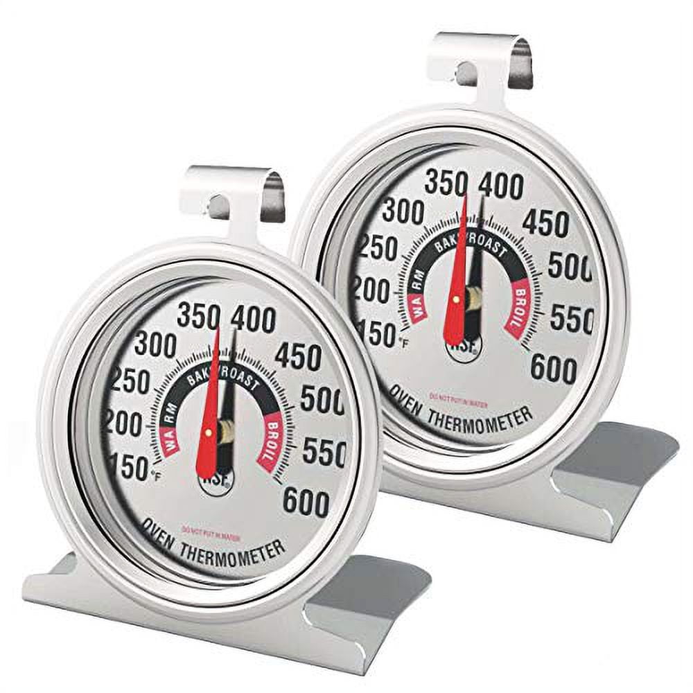 CDN 2 Pack High Heat Oven Thermometer 100-750 Degrees F NSF Restaurant
