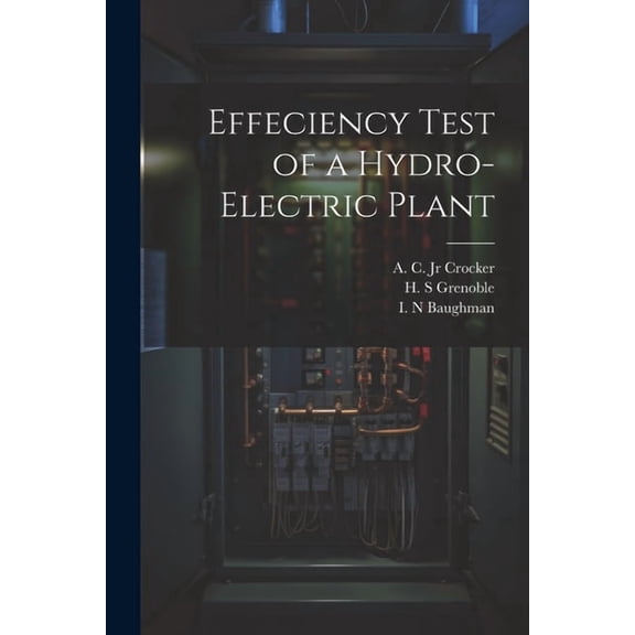 Effeciency Test of a Hydro-electric Plant (Paperback)