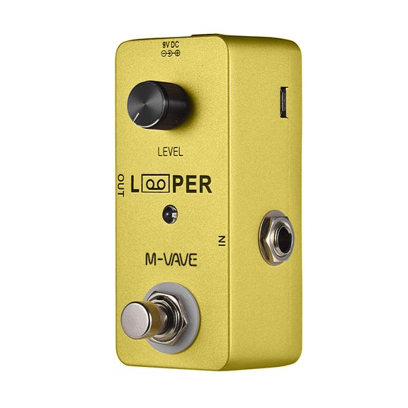 Effect Pedal,Loop Pedal Max. 5 Time Loop Looper Unlimited Metal Shell Looper Pedal 5 Time Unlimited Pedal Siuke Looper Dsfen