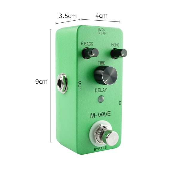 Effect Pedal,Zinc Alloy Shell Delay Delay Pedal Mewmewcat Delay Buzhi