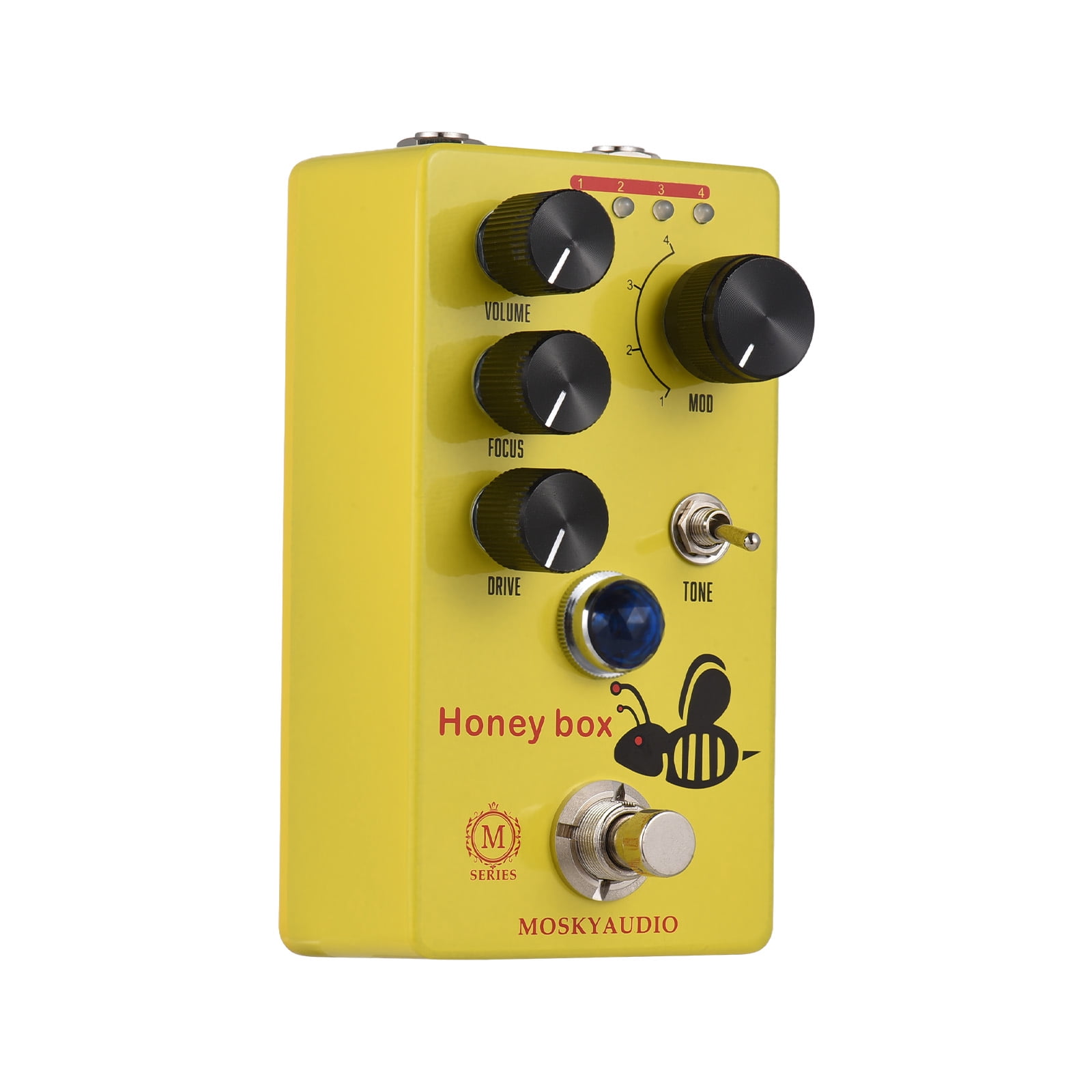 Effect maker, 9v 6.35mm 9v 6.35mm Input/output Box Drive Pedal Knob 9v 6.35mm Input/output With Pedal Knob Royhh Huiop Buzhi Wotao