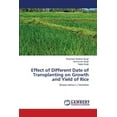 thumbnail image 1 of Effect of Different Date of Transplanting on Growth and Yield of Rice (Paperback), 1 of 1