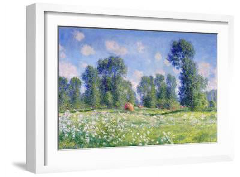 Effect of Spring, Giverny, 1890, Scenic Framed Art Print Wall Art by ...