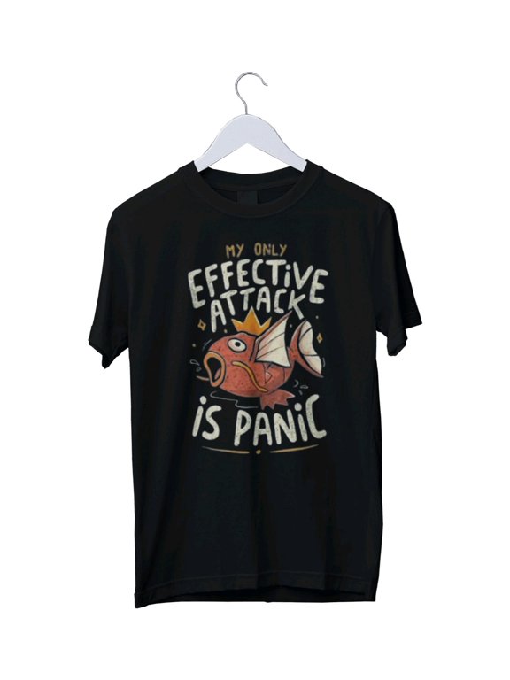 Effective Attack Is Panic Vintage, Graphic Mens Unisex T-Shirt S M L XL 2 3 4 XL
