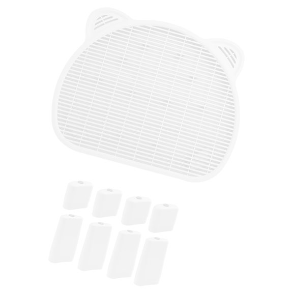 Effective Cats Litter Box Mat Easy Trapping Mat Splash Prevent For Pet Kittens Senior Cats And Automatic Litter Box