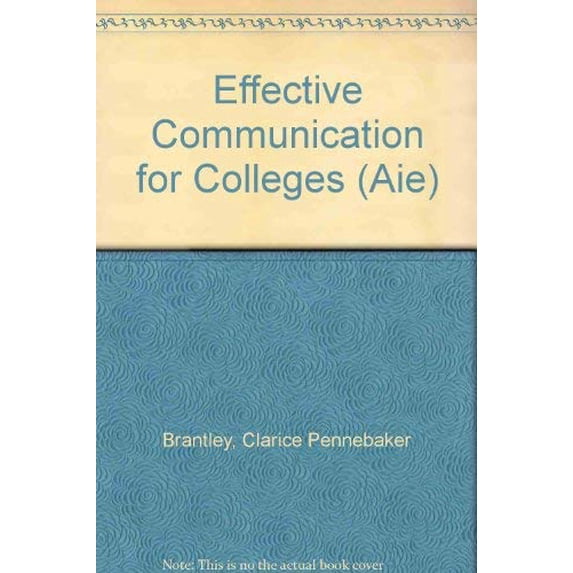 Pre-Owned Pre-Owned Effective Communication for Colleges Aie Paperback