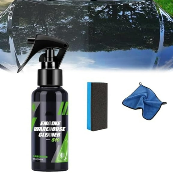 Effective Engine Warehouse Cleaner Spray, Car Coating Agent, Car Interior Automotive Dashboard Tool, Remover Seat, for Automotive, Motorcycle, RV, Boat, Furniture Cleaner (1, 100ML)