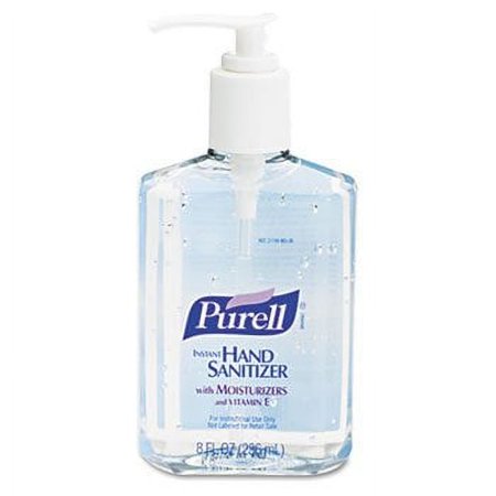 Effective Hand Sanitizer with Pump for Daily Protection | Refreshing Hand Sanitizer Hand Gel in Refillable Pump Bottle- Trusted & Used in Hospitals | 8 FL OZ PerPack of 1