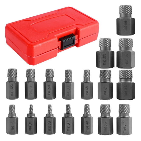 Effective Hex Extractor Set 25 Piece Bolt Remover Kit for Quick and Easy Removal of Stripped and Damaged Screws