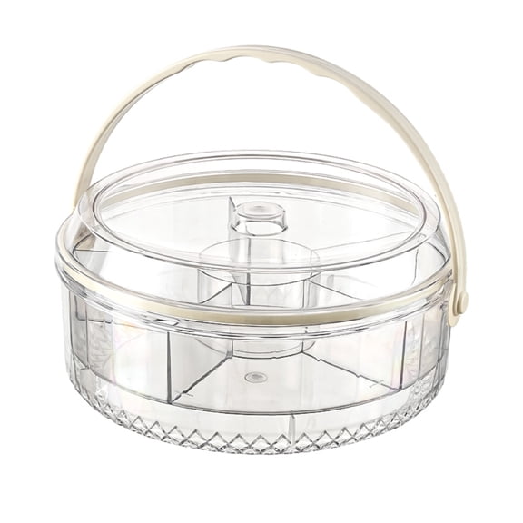 Effective Ice Coolers Tray With 5 Compartments And Central Sauce Container Ideal For Charcuteries Fruit Salads