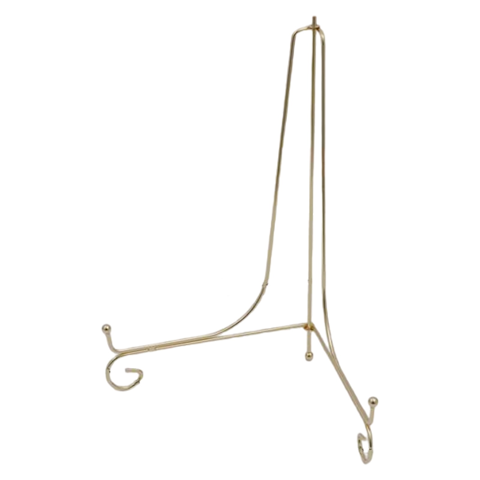 Effective Metal Plate Display Stands Elegant Storage Rack Portable Display Easels for Pictures, Plates and Artwork