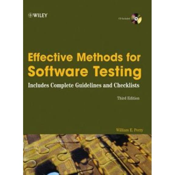 Pre-Owned Effective Methods for Software Testing: Includes Complete Guidelines, Checklists, and Templates (Hardcover) 0764598376 9780764598371
