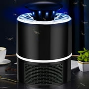 Effective Mosquito Traps Lamp Fly Bug Zapper USB Mosquito Insect Killer LED Light Trap Lamp Pest Control Black,6 Lights