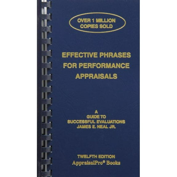 Pre-Owned Effective Phrases for Performance Appraisals: A Guide to Successful Evaluations (Plastic Comb) 1882423127 9781882423125