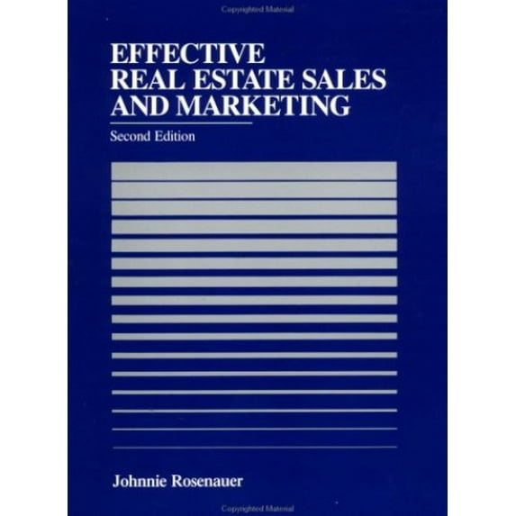 Pre-Owned Effective Real Estate Sales and Marketing (Paperback) 0884625990