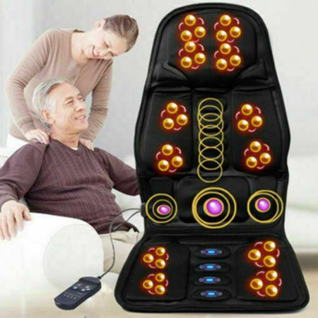 Effective Relaxation Heat Massage Mat Massager Massage Cushion Shiatsu Back Car Chair Seat Pad
