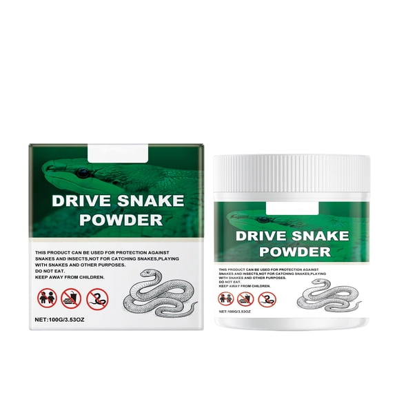 Effective Snake Repellent Powder Outdoor & Indoor Use, Safe Non-Toxic Formula, 300g Container, Easy Application