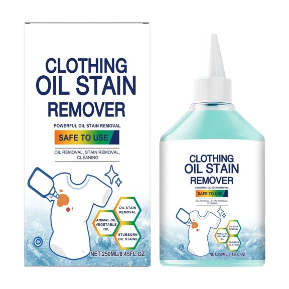 Effective Stain Remover, Precision Tip Applicator Bottle, Clothing Oil Stain Remover for Casual, Formal and Outdoor Clothing, for Daily Stain, Single Pack