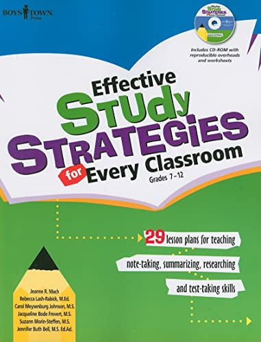 Pre-Owned Effective Study Strategies for Every Classroom: Grades 7-12: ...