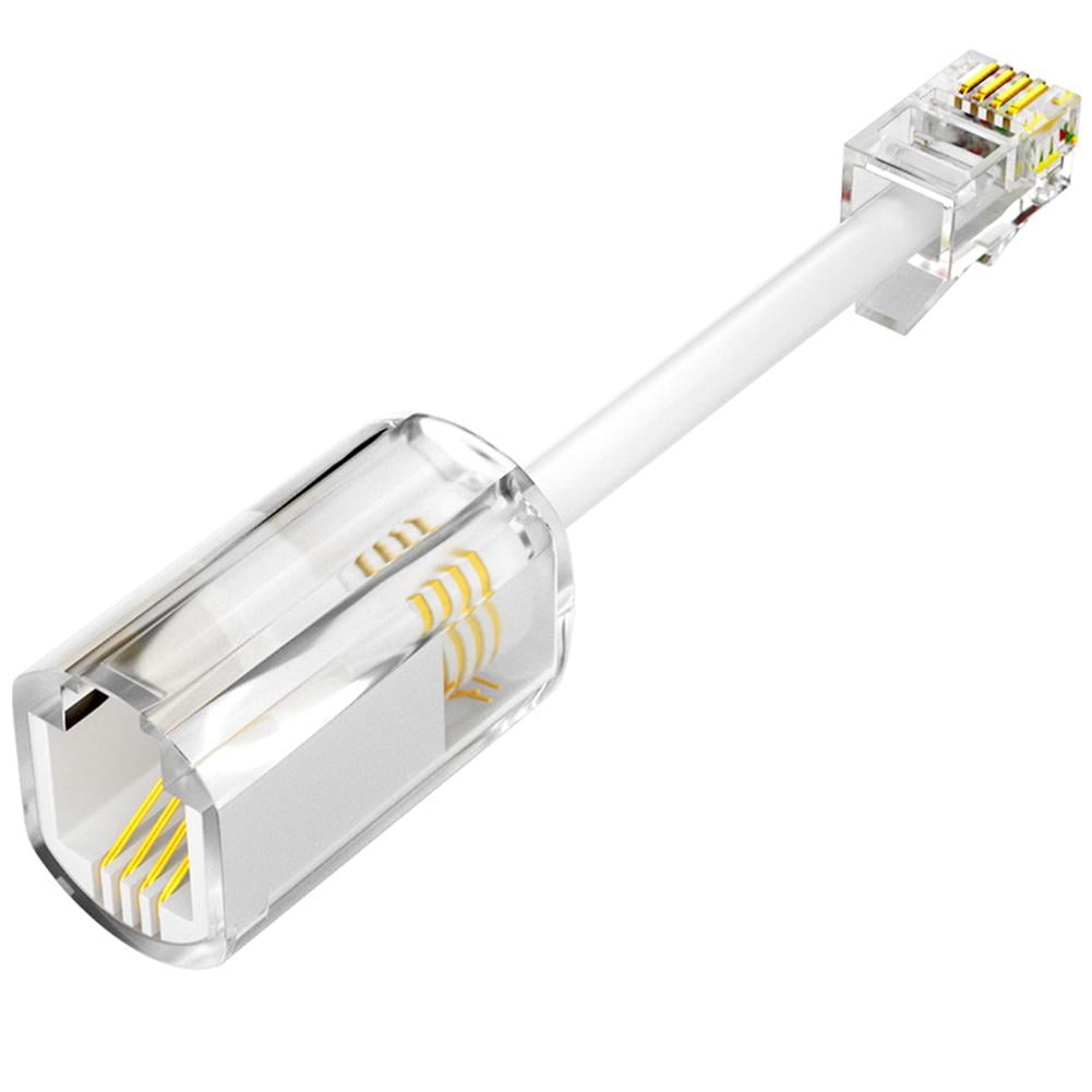 Effectively Telephone Cord Detangler Phone Cord RJ9 to Female Male 4P4C F7W4