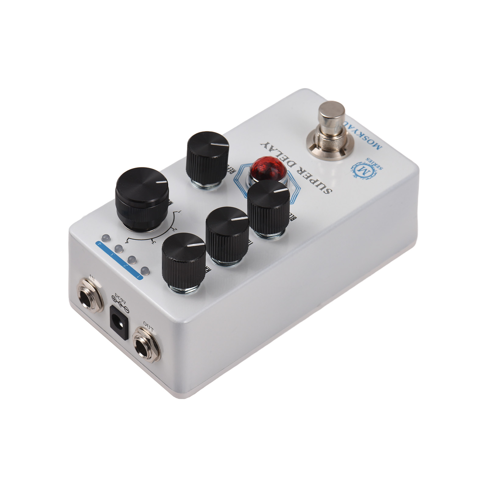 Effects Pedal,Pedal Knob 9v 6.35mm Delay Pedal 6.35mm Input/output Knob ...