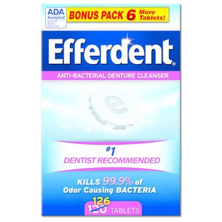 Efferdent AntiBacterial Denture Cleanser (Pack of 4)