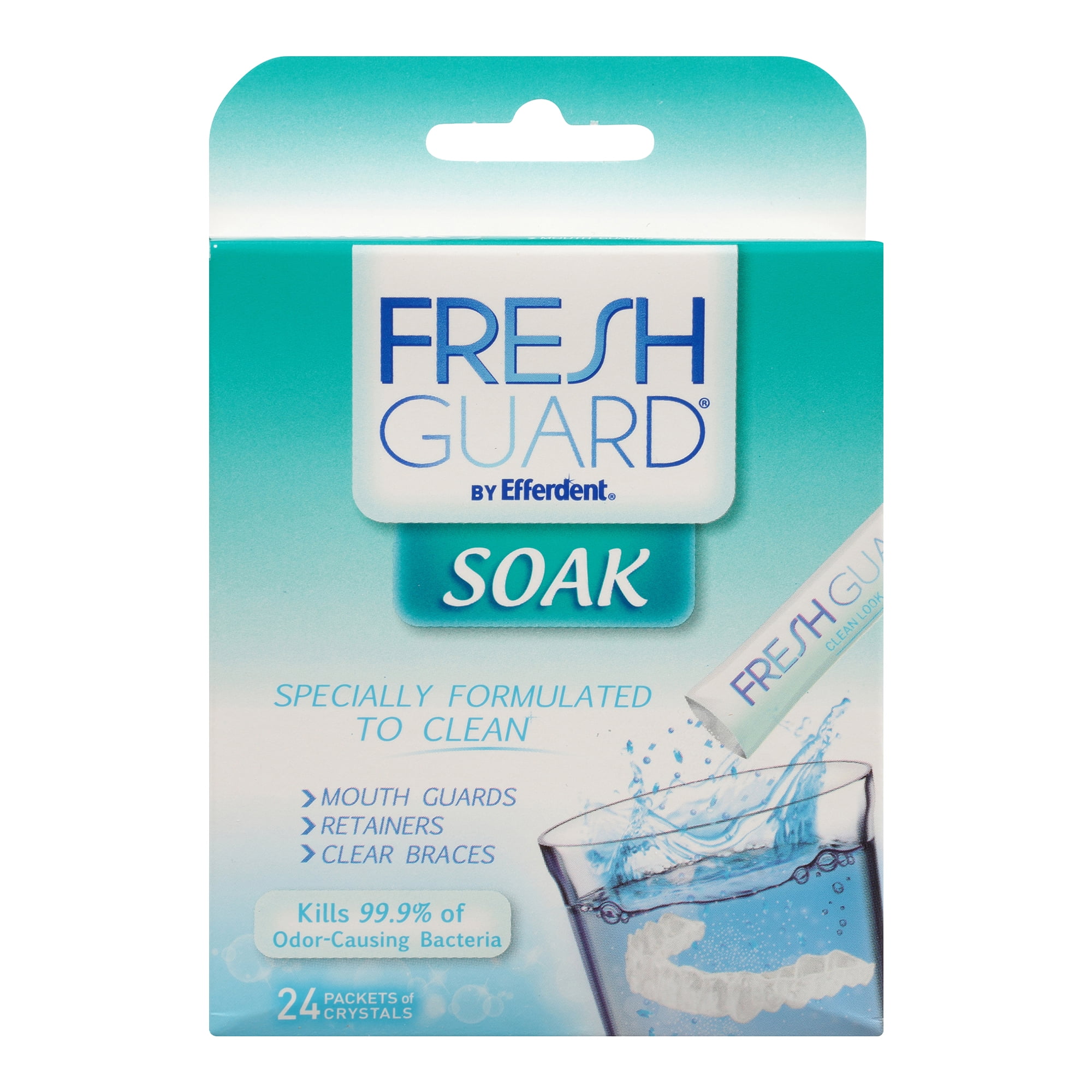 Efferdent Fresh Guard Soaks, Complete Clean, 24 Count