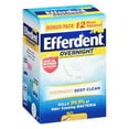 Efferdent PM Overnight AntiBacterial Denture Cleanser Tablets 90 ea