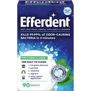 Efferdent Plus Mint Anti-Bacterial Denture Cleanser Tablets, 90 Count