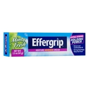 Effergrip Denture Adhesive Cream, Extra Strong Holding Power, 1.5 oz (Pack - 1)