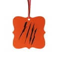 thumbnail image 1 of Effete Feline Claw Marks Scratch Aluminum Ornaments (1, 5, 10, 20pcs), 1 of 4