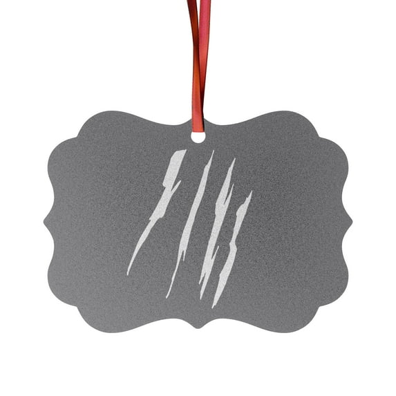 Effete Feline Claw Marks Scratch Aluminum Ornaments (1, 5, 10, 20pcs)