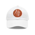 thumbnail image 1 of Effete Feline Claw Marks Scratch Ball Cap Hat w/ Leather Patch (Round), 1 of 7